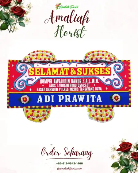 Papan Bunga Ucapan Selamat Wijimulyo